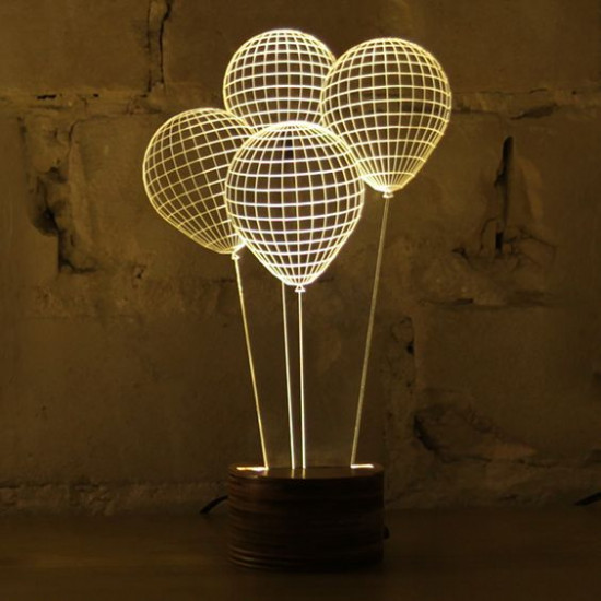 LED lampa BALONKY